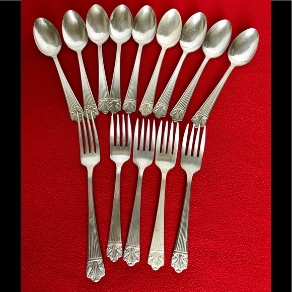 Queen Esther Other - 14pc Lady Esther by Queen Esther Silverplate 1935